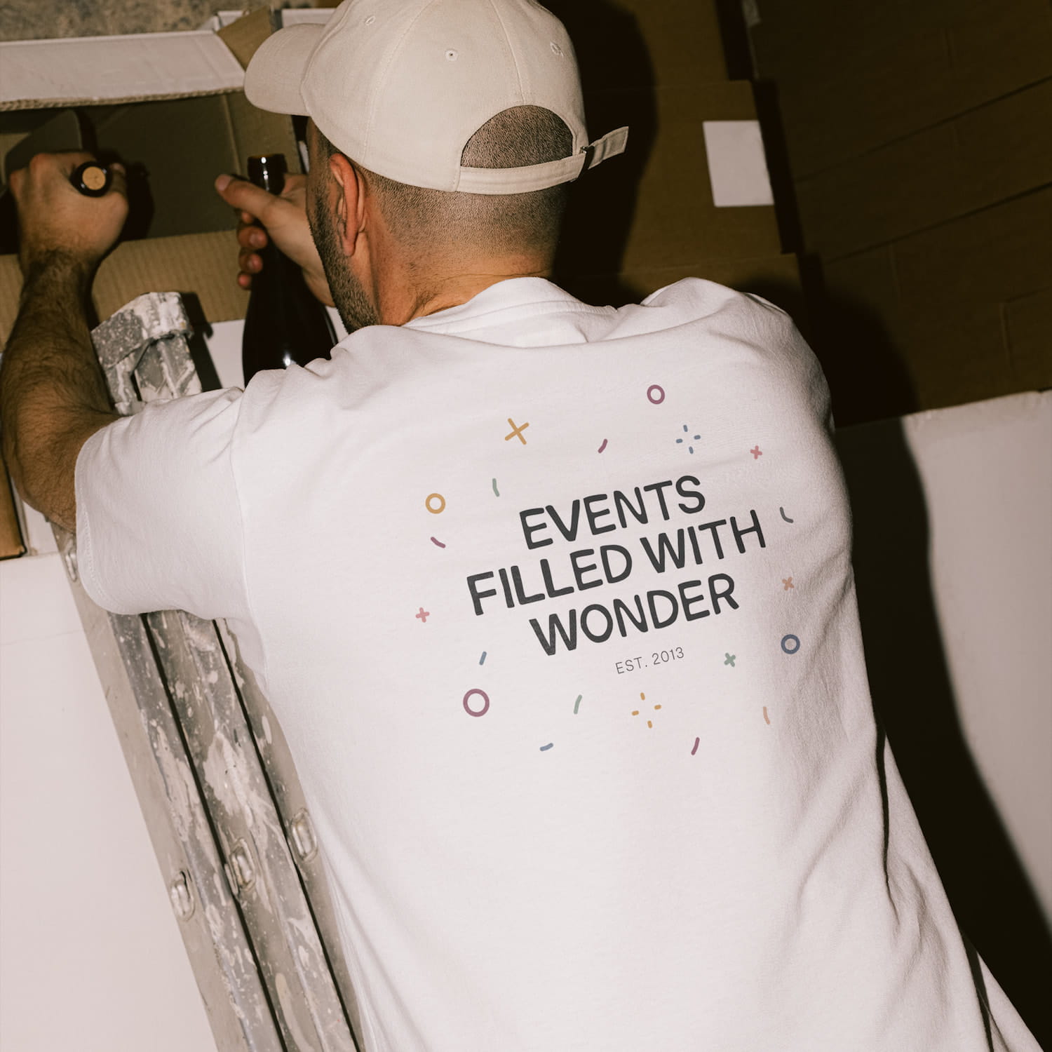 Branding Design for Gather Round for the back of T-Shirts