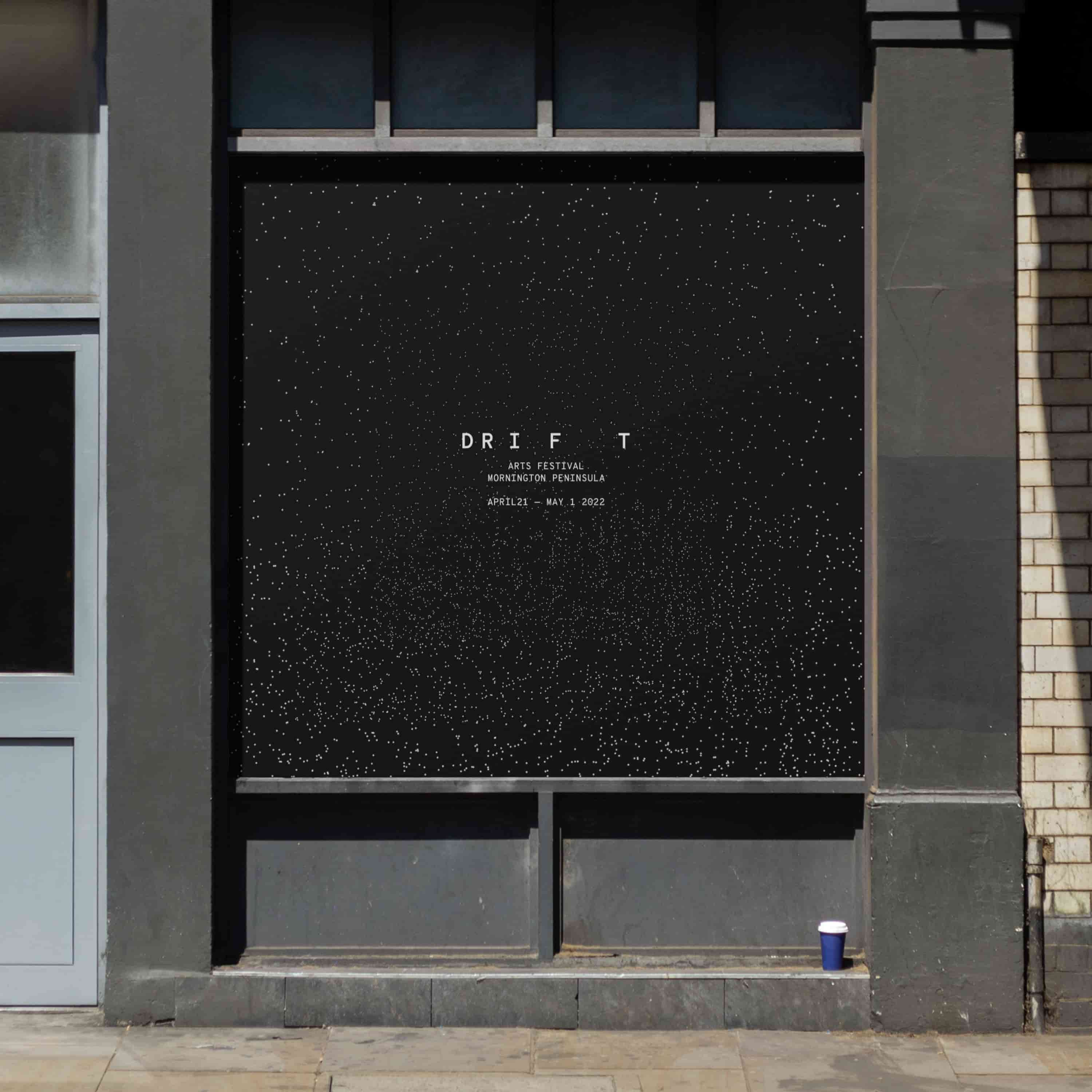 Drift Arts Festival Mornington Peninsula Branding Design outdoor square poster