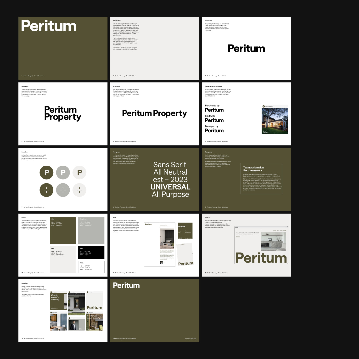 Branding Design for Peritum outdoor bus stop poster