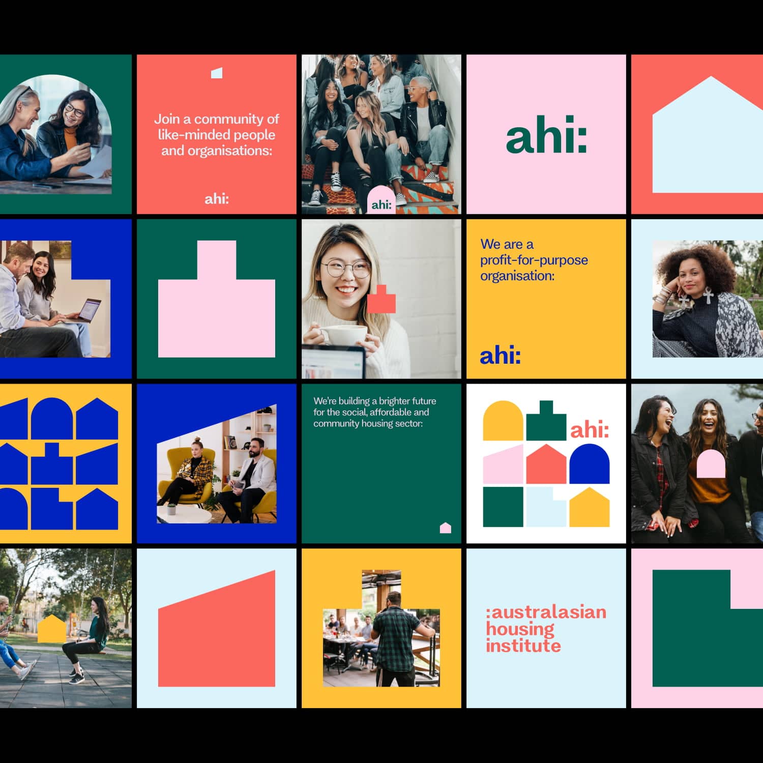 Branding Design for The AHI Desktop Website