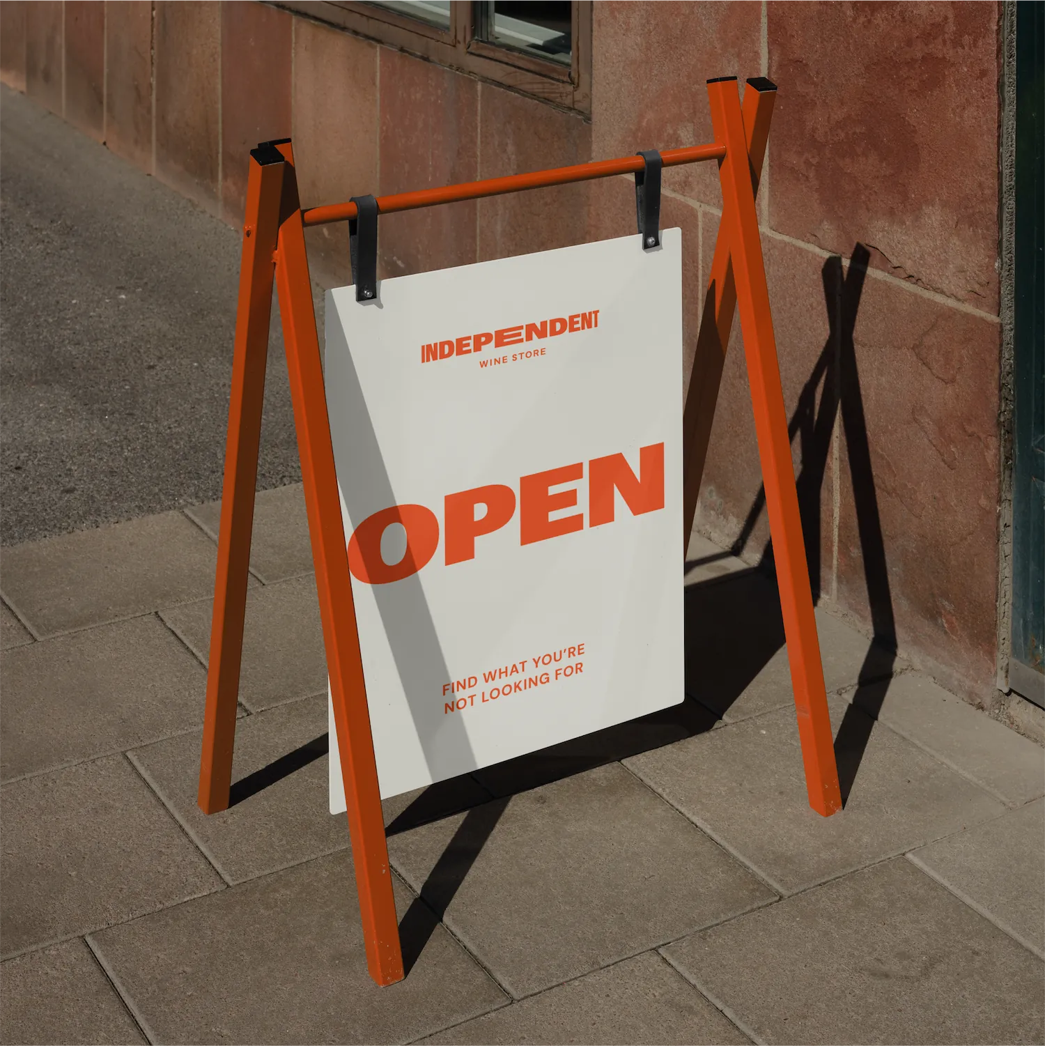 Branding Design Signage for Independent Wine Store