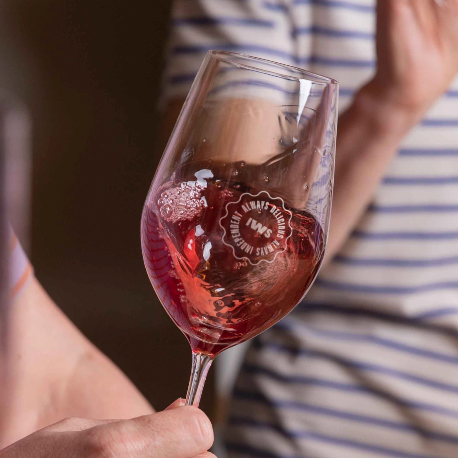 Branding Design Wine Glass for Independent Wine Store