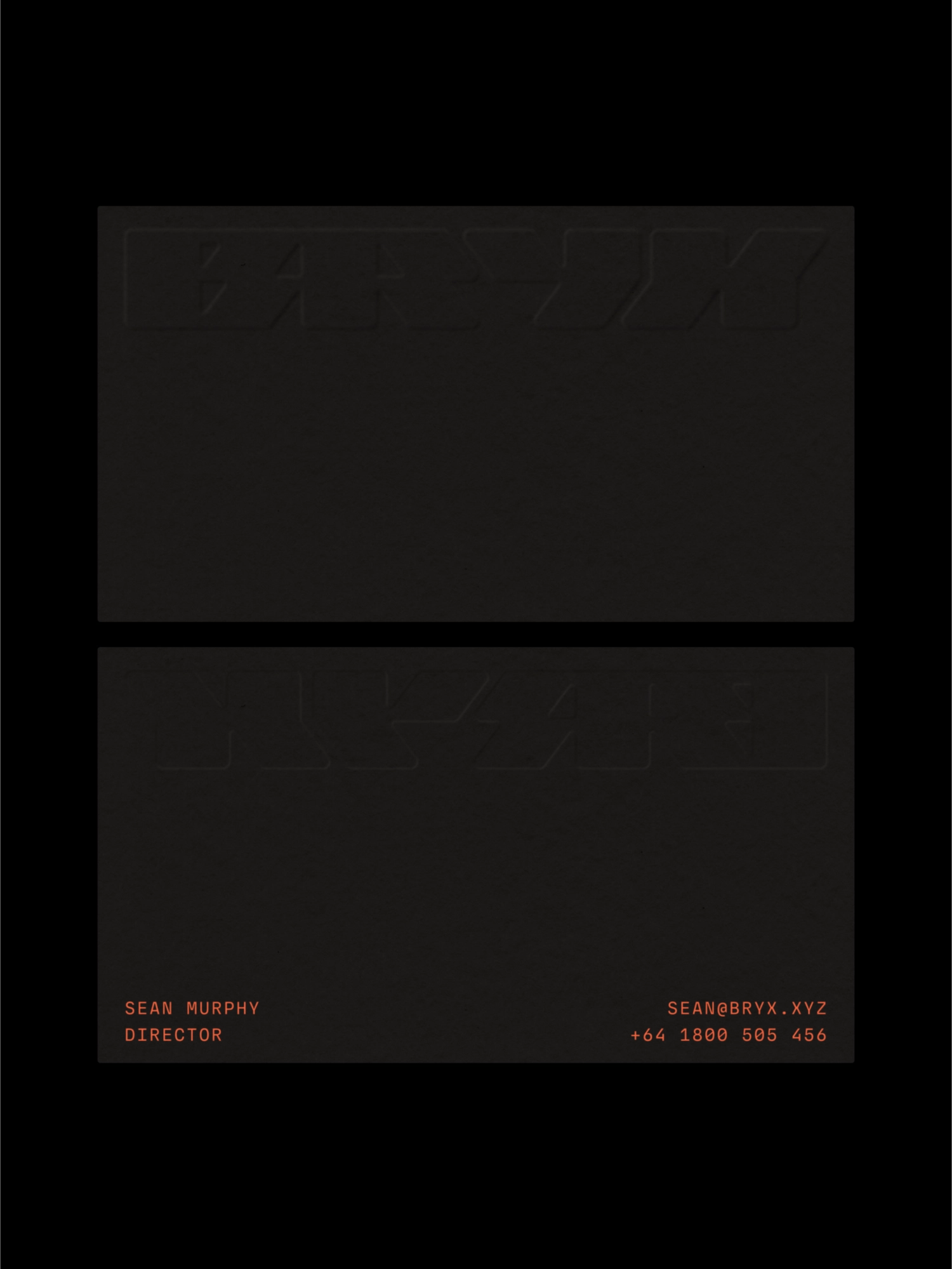 Business Card Design for Bryx