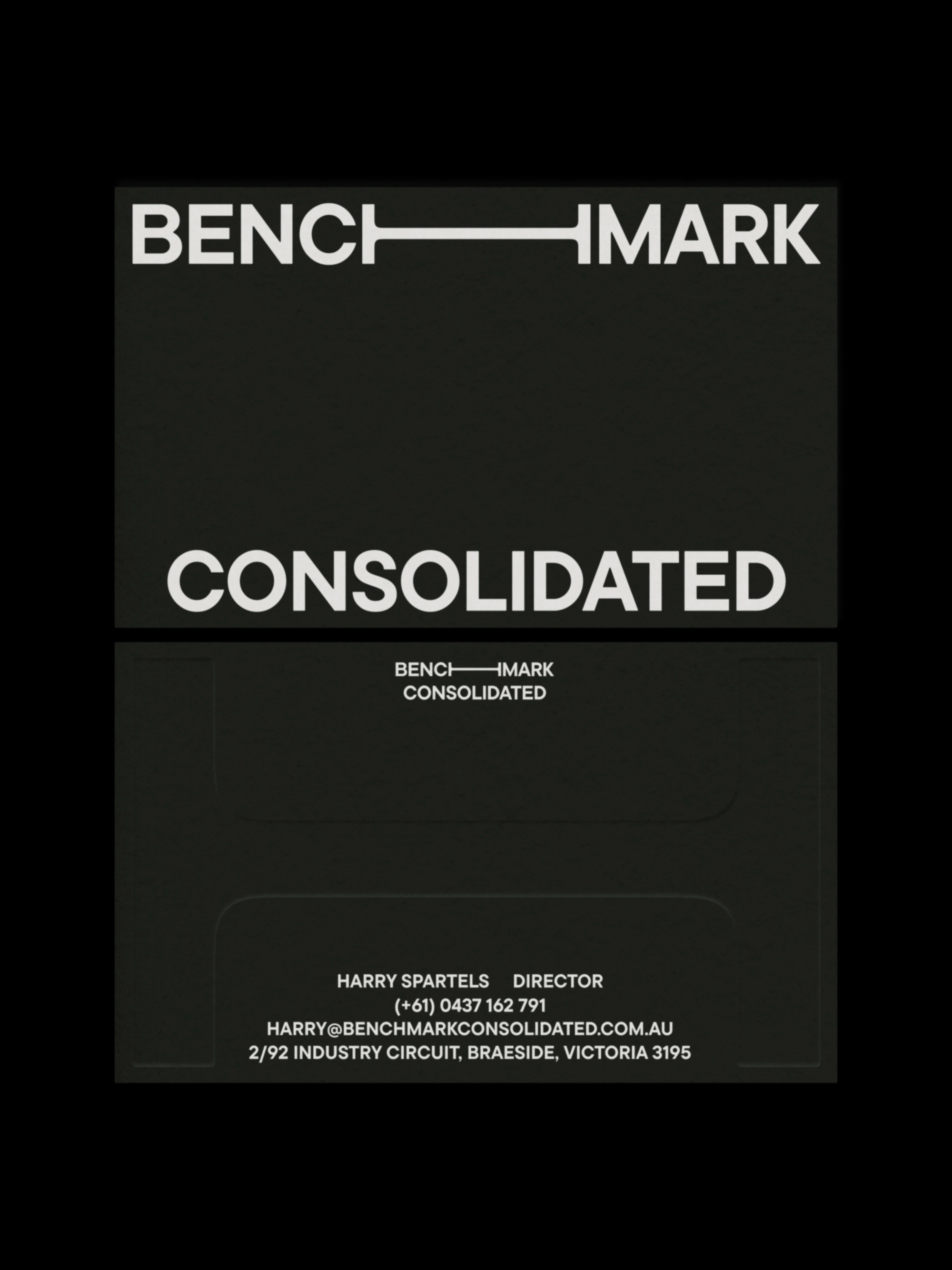 Business Card Design for Benchmark Consolidated