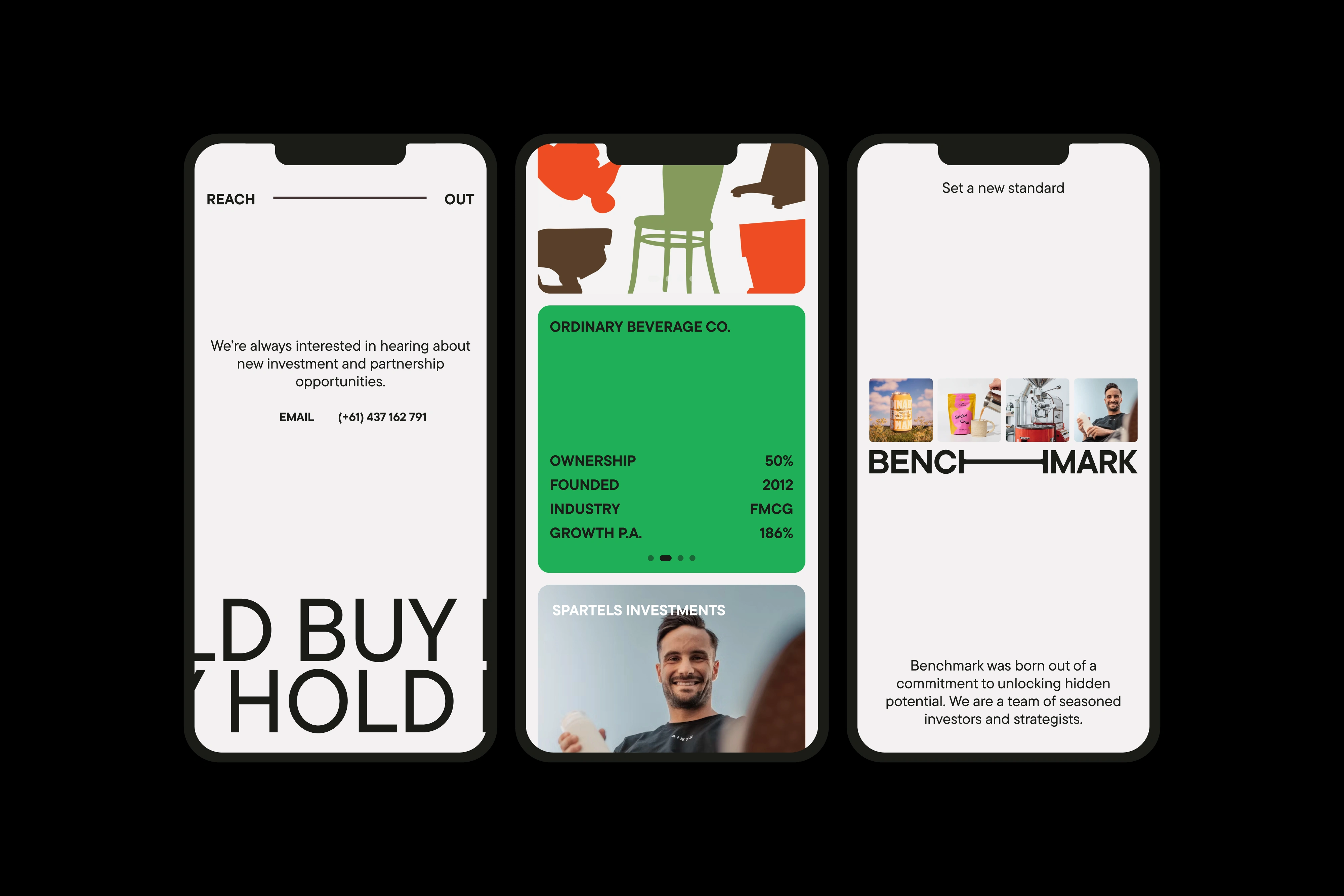 Mobile Website Design for Benchmark Consolidated